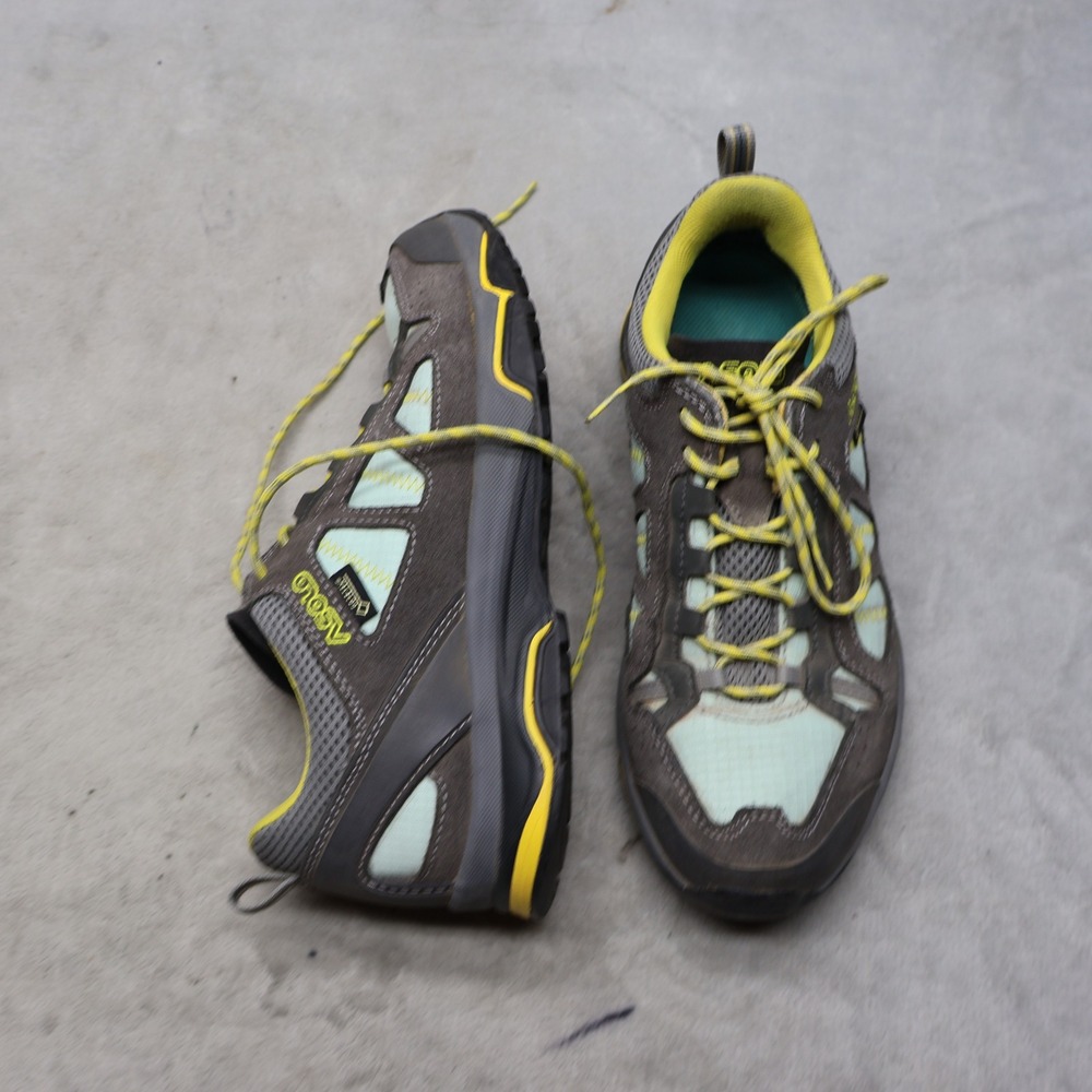 Asolo Women 5.5 Athletic Shoes Brown Megaton‎ GV Suede Waterproof Hiking Rugged